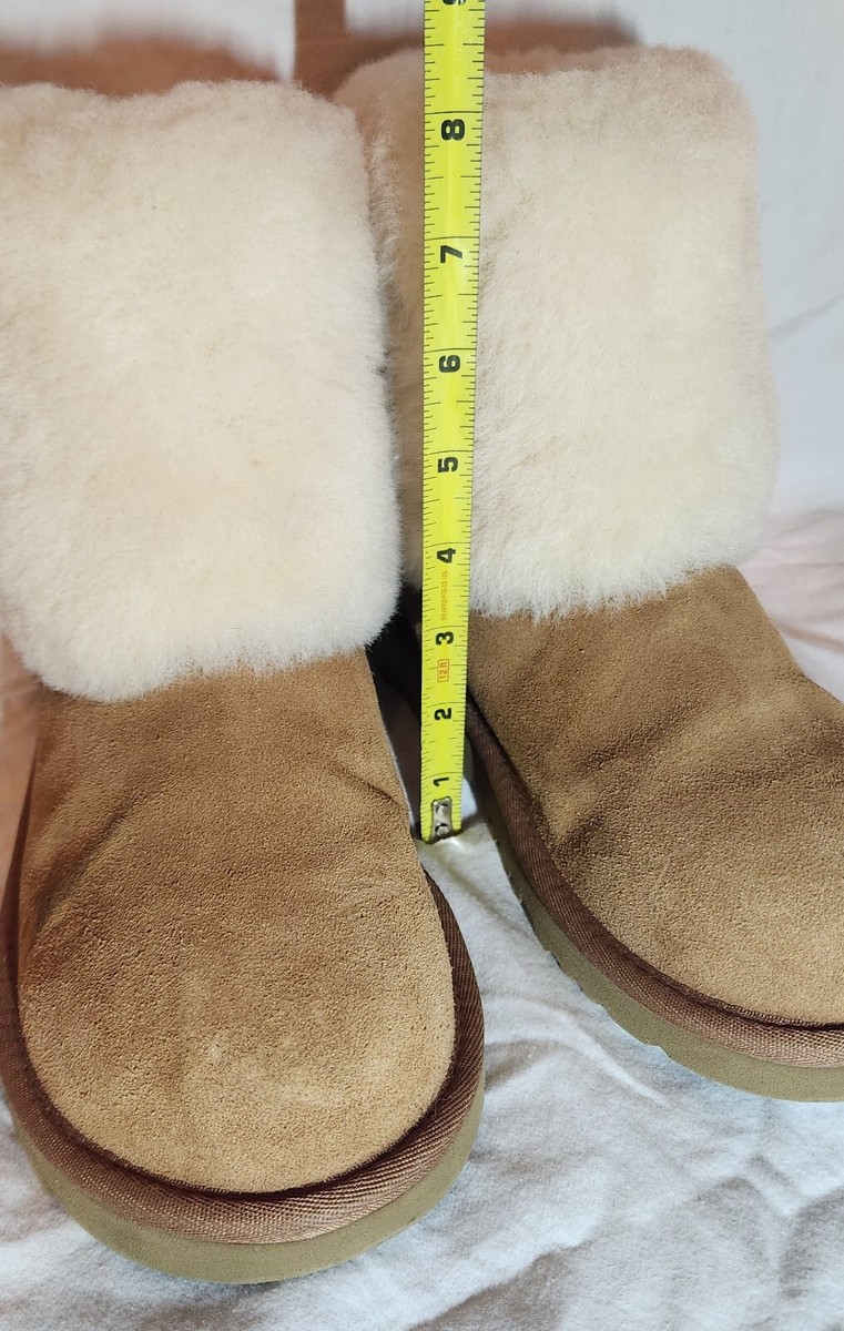 UGG Australia Womens Ellee 1002741 Tan Suede Round Toe Winter