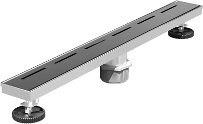 Shower Drain Strainers (24INCH 3) 24-Inch Linear 304 Stainless Steel Floor Drain