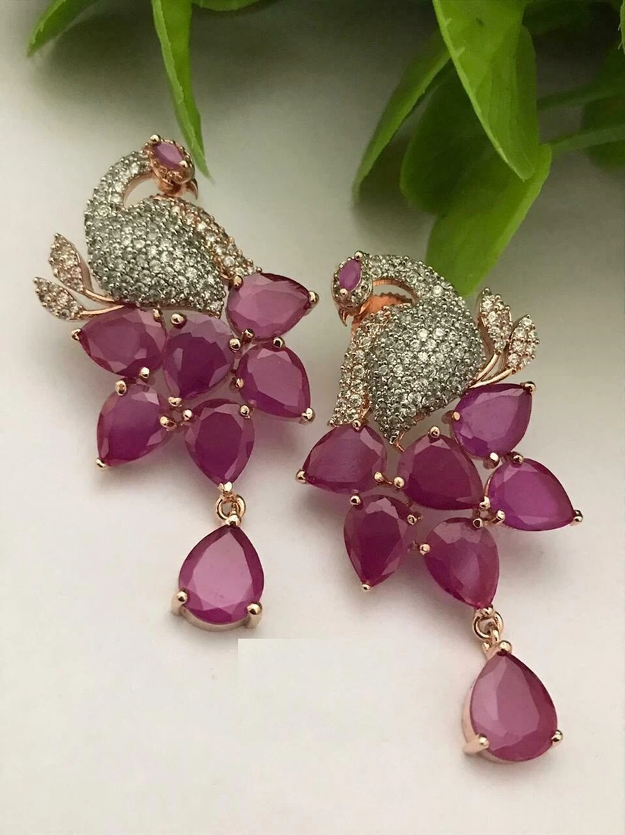 Fancy Designed Diamond Earring | Kasturidiamond.com