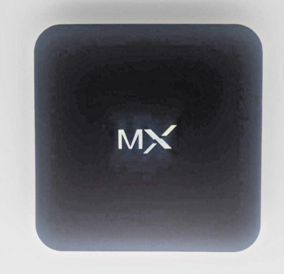 MX Smart Android TV Box OTT 1920x1080P 60Hz Full HD Video Output Dual Core Black
