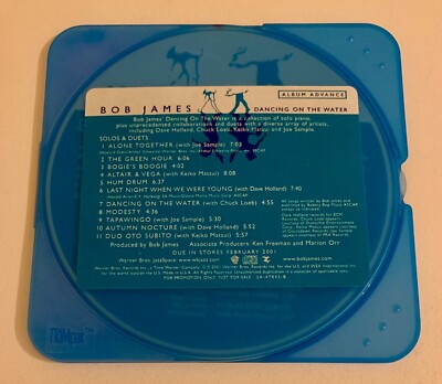 Promo Advance CD Bob James - Dancing On The Water (2001) 11 Tracks - 2A-47842-B