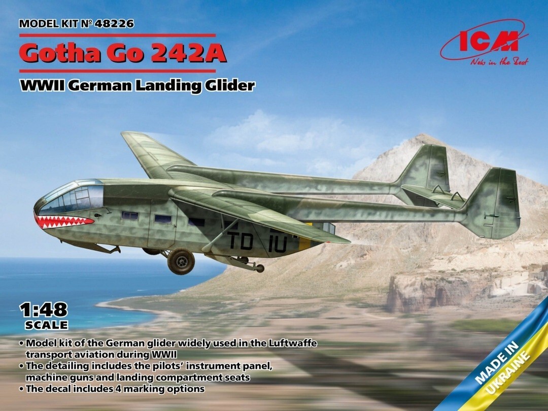ICM 48226 1:48th scale Gotha Go 242A, WWII German Landing Glider