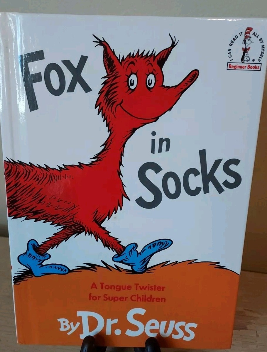 新品Dr. Seuss's 英語絵本5冊ハードカバーFox in socks Amazon.com: Fox in Socks: Dr. Seuss's Book of Tongue