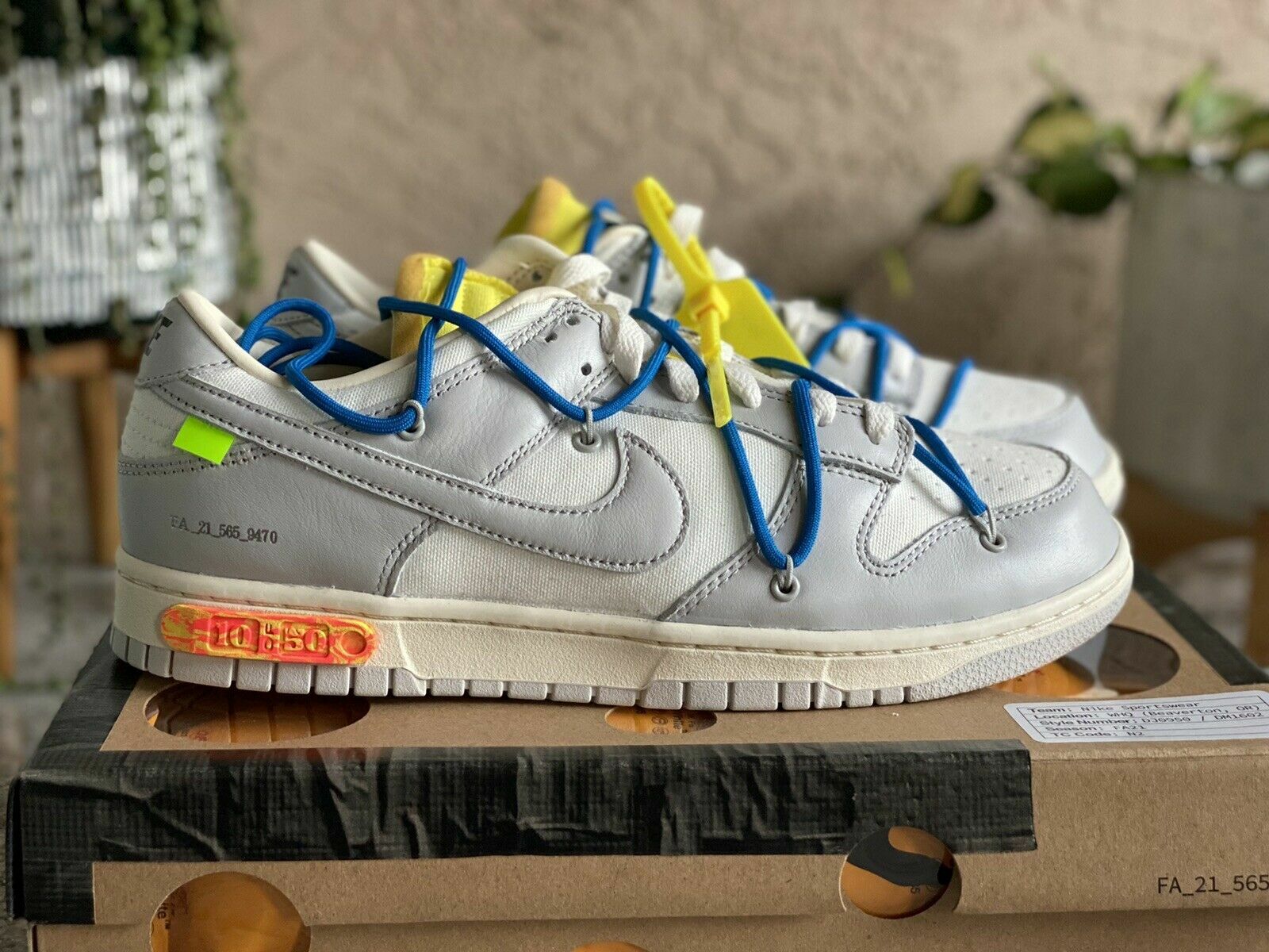 Nike Dunk Low Off-White (Lot 10) | eBay