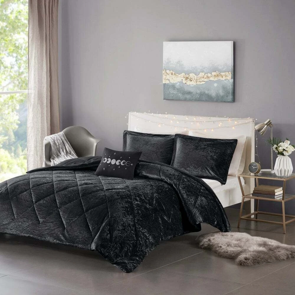 Luxury black bedding deals