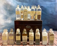 ANTIQUE 1850 APOTHECARY