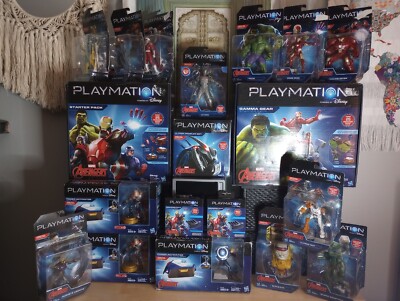 MARVEL PLAYMATION - Inter-Connected Game Play System - 19 BOX MEGA LOT