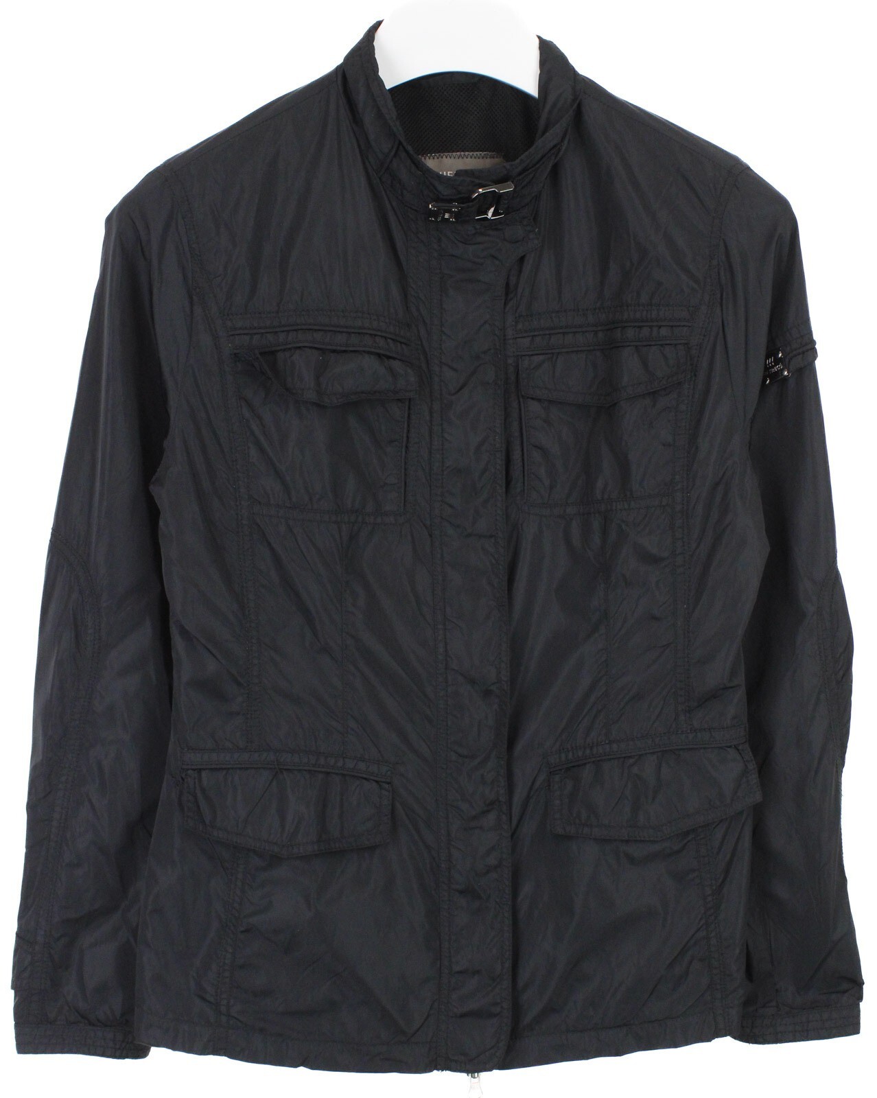 Chaqueta Ligera De Nylon Con Cierre Completo HETREGO Para Mujer IT 44 O ~MEDIO