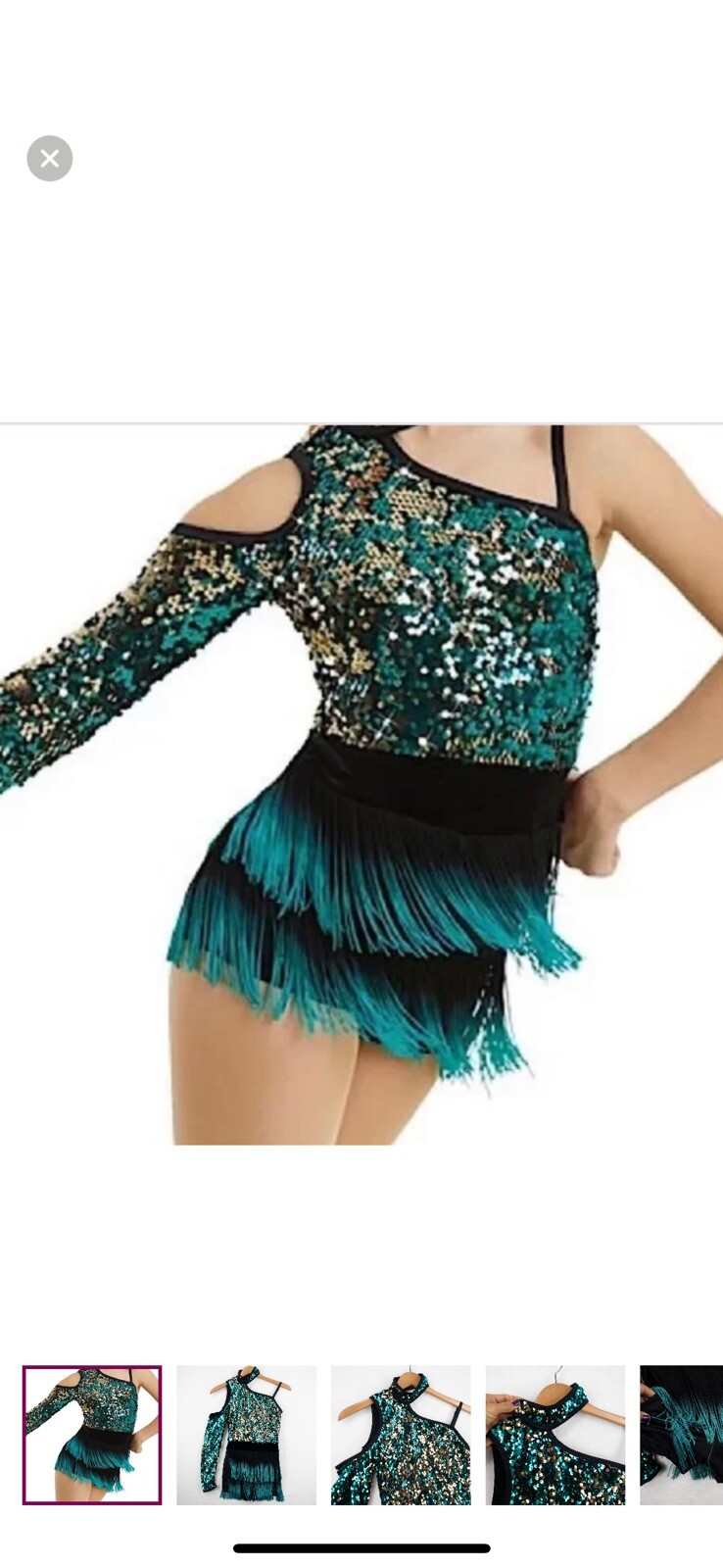 weissman dance costume child medium - image 2