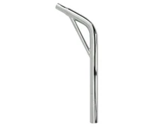 CHROME 27.2MM STEEL SEATPOST LAYBACK SUPPORT MTB BMX CRUISER ROADBIKE 7/8"SADDLE