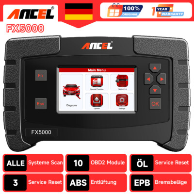 Für Suzuki ANCEL FX5000 KFZ OBD2 Diagnosegerät Alle System Fehler Auslesegerät