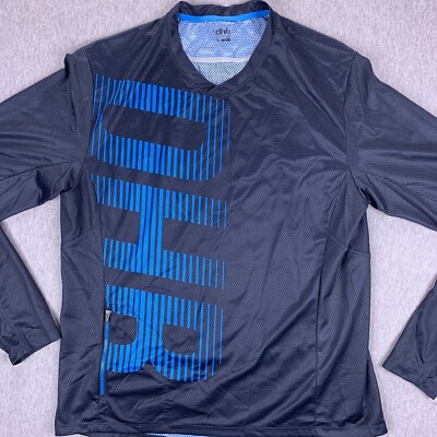 DHB Don't Hold Back Cycling Biking MTB BMX Long Sleeve Jersey Zip