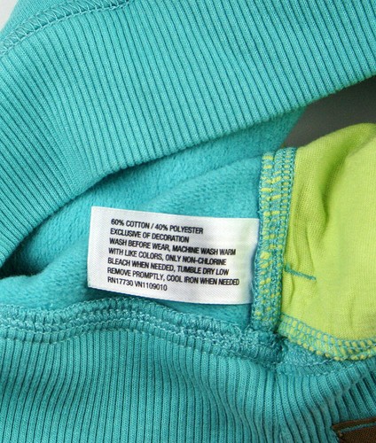 New Boy OshKosh Clothes Teal Fleece Top Toddler Teal NWT Size 18M - Picture 6 of 7
