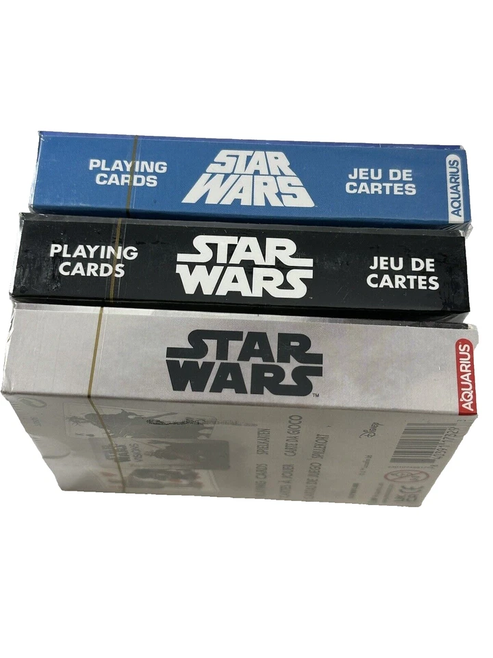 (3) New Star Wars Playing Cards Collectible Action Figures Visions Vintage Look - Image 3 of 4