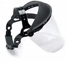 ISE Professional Face Shield for Brushcutter : Polycarbonate shield Tecomec Part