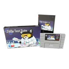 240p Test Suite - SNES - Complete in Box CIB - Mega Cat Studios