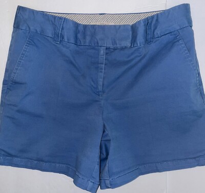 Ann Taylor Loft 8 Shorts Blue Riviera Short Classic Pockets Basics Preppy Cruise