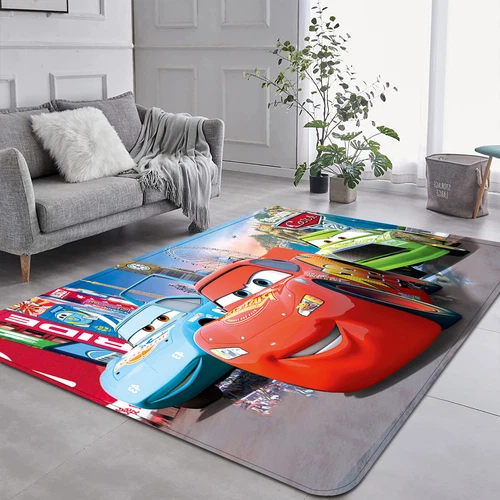Alfombra Cars Lightning McQueen alfombra de salón alfombra de suelo alfombras antideslizantes - Imagen 2 de 11