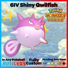 ✨ Shiny Qwilfish 6IV ✨ Pokemon Scarlet & Violet 🚀 Fast 🚀
