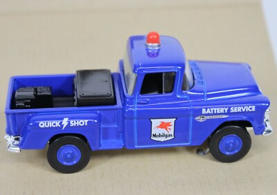 Matchbox Collectibles 1955 Chevy Jump Truck Mobilgas Quick Shot Start New in Box