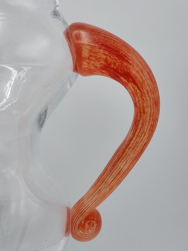 STUNNING SIGNED KJELL ENGMAN KOSTA BODA MADAM ART GLASS JUG DECANTER ~ 13.5" - Picture 10 of 16