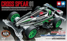 Tamiya Mini 4wd CROSS SPEAR 01 (VZ Chassis) TA 18103 1/32 Nuovo