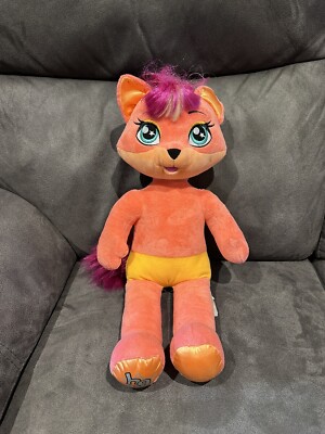 Build A Bear Honey Girls Mischa orange Fuchs 50 cm Plüschtier Kuscheltier MIT SOUND