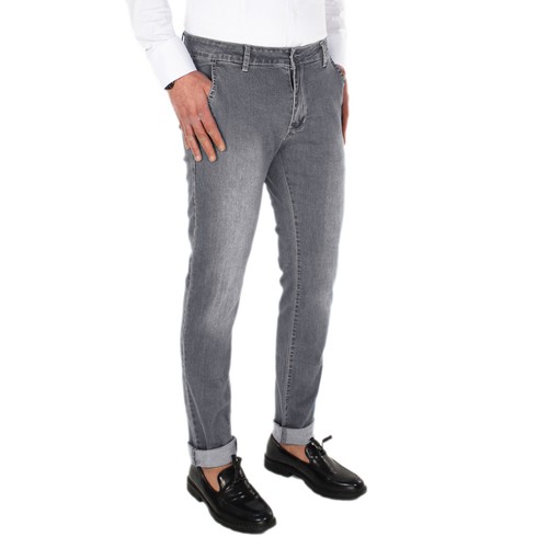 Jeans Uomo Leggero Blu Nero Pantalone Casual Tasca America 44 46 48 50 52 54 - Imagen 35 de 40