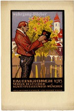 Mauch: Bauernkirchweih 1913, Original-Farbholzschnitt