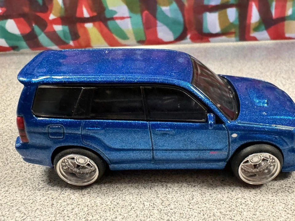 Hot Wheels 2024 Modern Classic Blue Subaru Forester STi Loose LODC Wheel Swap - Image 2 of 4