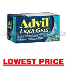 Advil Liqui-Gels capsules 80ct or 2 x 40ct exp 03/2026 - LOWEST PRICE
