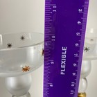 Vintage Glassics Impressions in Glass Clear and 24k Gold Candle Holders — photo 3