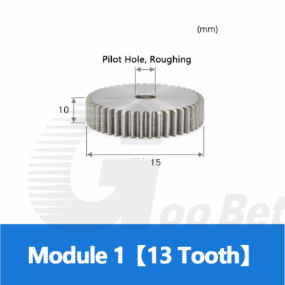 1.5 Mod Cylndrcal Spur Gear 12-100 Tooth Dameter 21mm-153mm 45