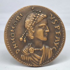 Ancient Coins in Portugal/ SUEVI COIN "SILIQUA" Copper Medal #20