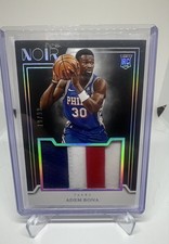 2024-25 Panini Noir - Rookie Jumbo Material Adem Bona #RJM-ADM /99 (MEM, RC)