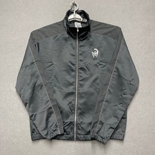 Adidas Jacket Mens Medium Dark Grey Patrick Mahomes Full Zip Logo NFL Football