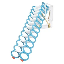 12.5ft Height Attic Ladder Loft Stairs,Steps Ladder Folding Pull Down Stairs USA