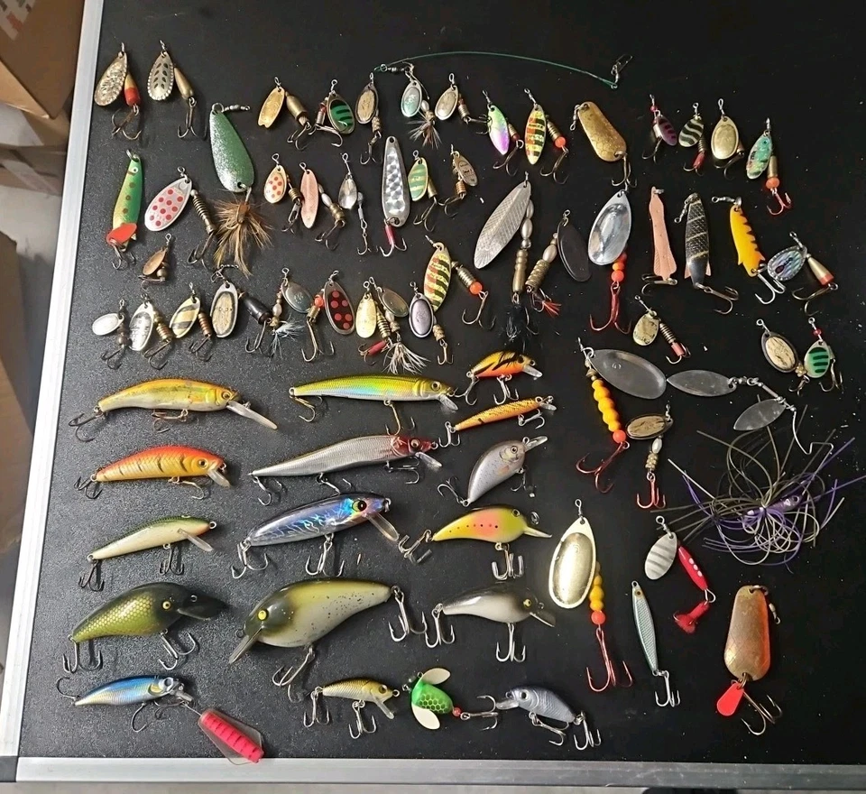 69 Wobbler Spinner Blinker Rarität Selten Mepps Sammler Hecht Zander Wels Vibrax - Bild 2 von 4