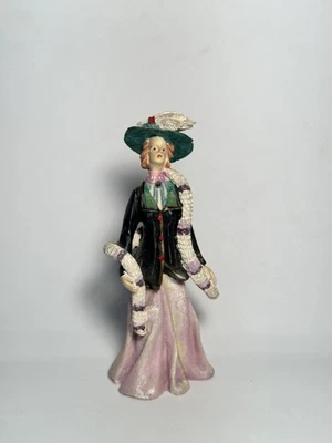 Vintage Victorian Lady Figurine – Classic Dress Collectible Decor - Image 1 of 4