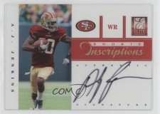2012 Elite Rookie Inscriptions Black Ink AJ Jenkins #9 Auto y4f