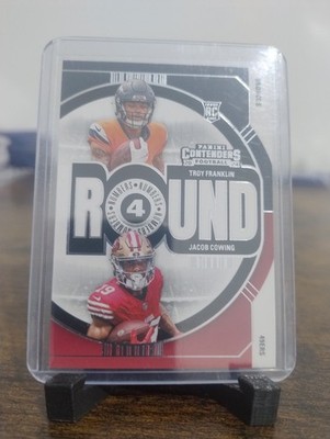 2024 Panini Contenders Round 4 Duo Franklin & Cowing Broncos + 49ers #15