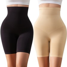 Shapewear Shorts for Women Tummy Control High Waisted Body Shaper Girdle Panties