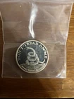 1 Troy Ounce .999 Fine Silver Round, Boston Tea Party, Don't Tread On Me Round