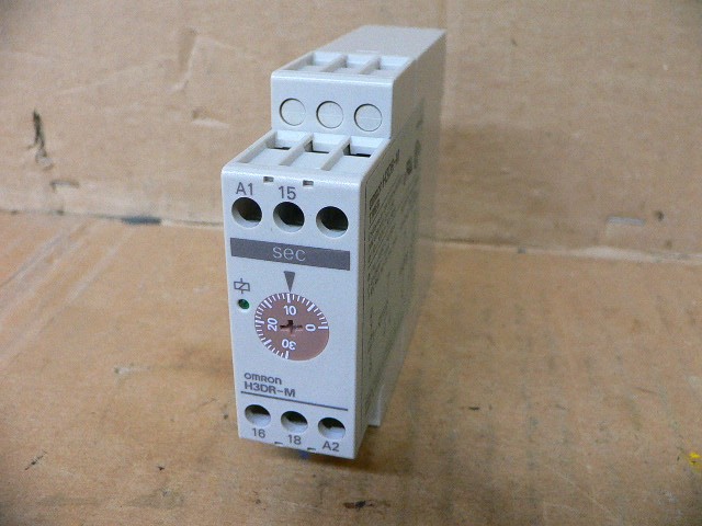 Omron H3dr-M 0-30 Sec Timer 110-120V 50/60Hz Omron H3dr-M 0-30 Sec Timer