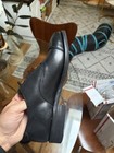 Viberg Bastion Oxford Black Vocalou Calf US 9 Width F Rubber Sole NEW No Box — photo 2