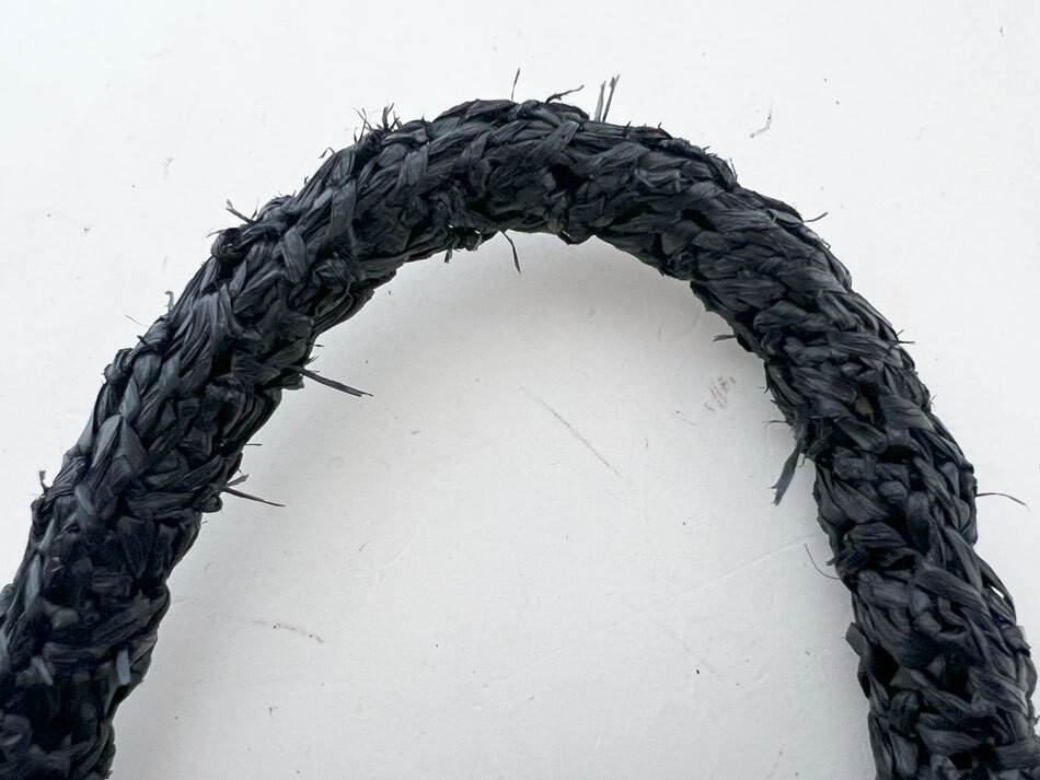 PRADA Canapa Tote Bag Shoulder Bag RAFIA CROCHET CARAMEL PAPA 1BG889 Used from j thumbnail 6