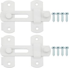 2pcs Flip Latch Gate Latches 4 inch Heavy Duty Stainless Steel Door Latch,Safety
