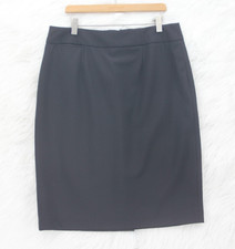 Calvin Klein Skirt Women  s 10 Black Pencil Straight Career Business Capsule 846