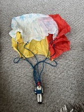 VTG 1976 Fisher-Price Adventure People Daredevil Skydiver w Parachute #354