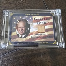A WORD FROM POTUS 2025 GERALD FORD RELIC LIMITED EDITION 11/76 BLUE FOIL